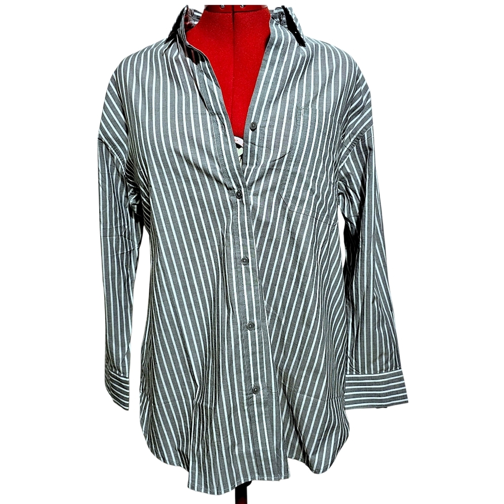 Banana Republic Oversized Button Down Dress Shirt - Size M